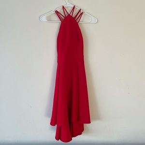 B Darlin Red Strappy Dress